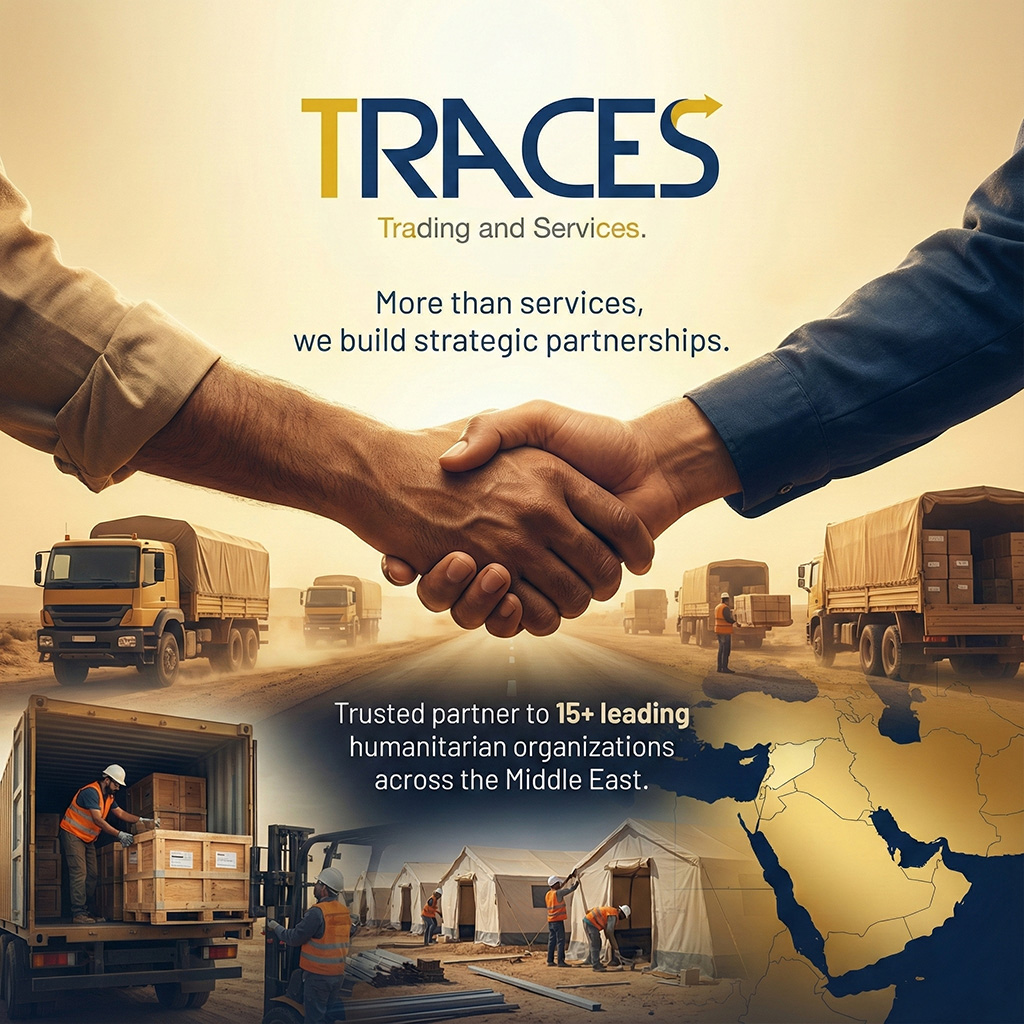 Traces team working on humanitarian projects