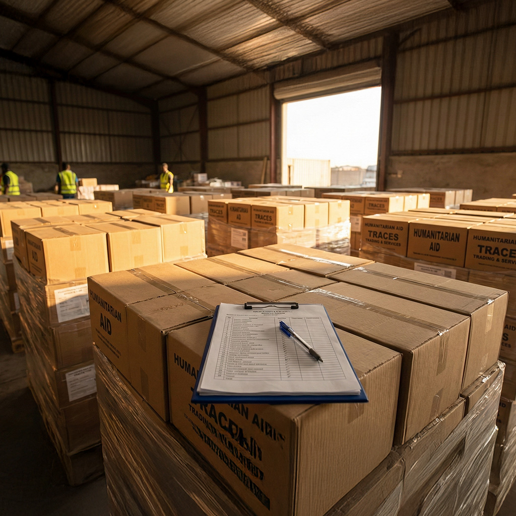 Food baskets and emergency aid distribution - سلال غذائية إغاثية